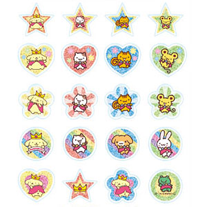 ポムポムプリン30周年 おはじききらきらしーる B