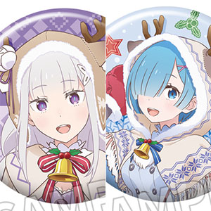 「Re：ゼロから始める異世界生活」トレーディングきらきら缶バッジ クリスマスコス ver. 7個入りBOX