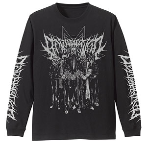 ドロヘドロ(原作版) 心 マスク 袖リブロングスリーブTシャツ/SUMI-M