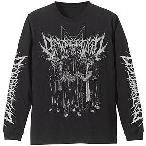 ドロヘドロ(原作版) 心 マスク 袖リブロングスリーブTシャツ/SUMI-M
