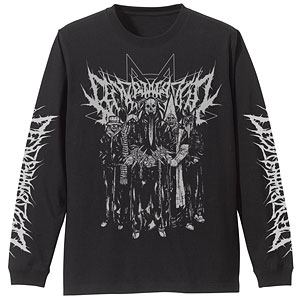 ドロヘドロ(原作版) 心 マスク 袖リブロングスリーブTシャツ/SUMI-M
