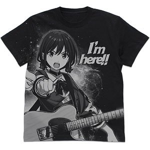 ガールズバンドクライ 井芹仁菜 オールプリントTシャツ/BLACK-XL