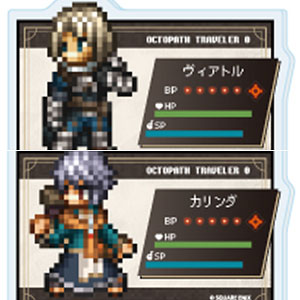 アクリルプレートバッジ「OCTOPATH TRAVELER 0」03/公式イラスト 9個