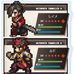 アクリルプレートバッジ「オクトパストラベラー0」02/コンプリート