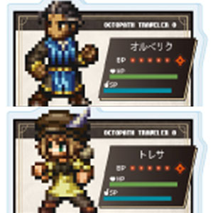 アクリルプレートバッジ「OCTOPATH TRAVELER 0」01/公式イラスト 9個