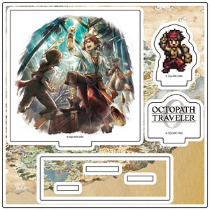アクリルプレートバッジ「OCTOPATH TRAVELER 0」02/公式イラスト 9個