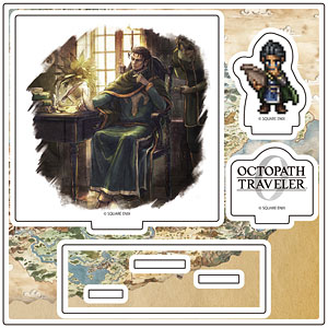 アクリルプレートバッジ「OCTOPATH TRAVELER 0」01/公式イラスト 9個