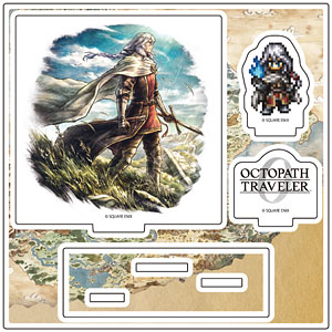 アクリルプレートバッジ「OCTOPATH TRAVELER 0」02/公式イラスト 9個