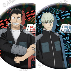 怪獣8号 おおきなキラキラ缶バッジ2個セット 四ノ宮キコル・鳴海弦