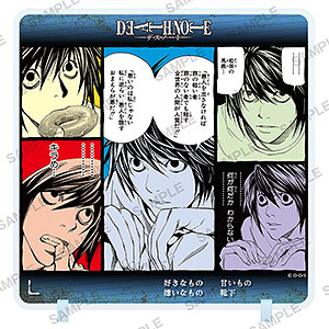 デスノート アクリル板 アートポスター A2 DEATH NYC 同梱割引有り アクリルアートパネル（小畑先生描き下ろし） | DEATH NOTE EXHIBITION