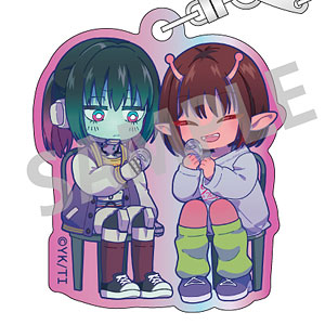 銀河特急 ミルキー☆サブウェイ オーロラアクリルキーホルダー カート