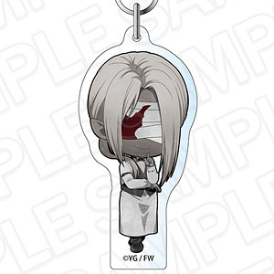 文字化化 アクリルキーホルダー 長鉈男 ウェイター デフォルメ ver