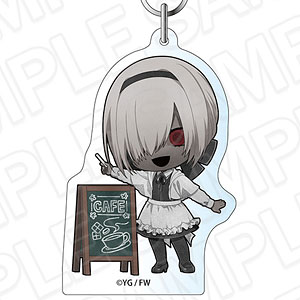 文字化化 アクリルキーホルダー 長鉈男 ウェイター デフォルメ ver