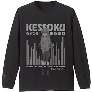 アニメ「ぼっち・ざ・ろっく！」 後藤ひとり 袖リブロングスリーブTシャツ/BLACK-L
