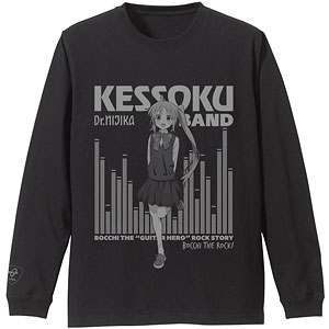 アニメ「ぼっち・ざ・ろっく！」 伊地知虹夏 袖リブロングスリーブTシャツ/BLACK-M