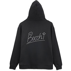 アニメ「ぼっち・ざ・ろっく！」 ぼっちちゃんのサイン ジップパーカー/BLACK-XXL