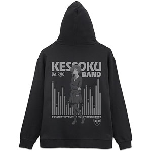 アニメ「ぼっち・ざ・ろっく！」 山田リョウ ジップパーカー/BLACK-M