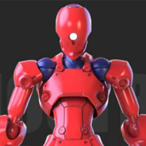 3 min projectシリーズ 強攻異人 1/18スケールプラスチックモデルキット(レッド)