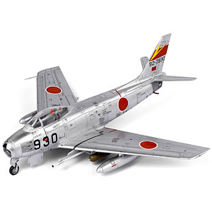 1/48 航空自衛隊 F-86F-40 セイバー プラモデル[モノクローム]《在庫切れ》