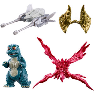 ゴジバースト リトルゴジラ＆ガルーダ＆キングデストロイアパーツ