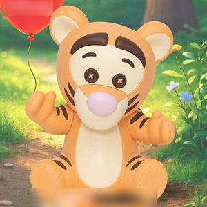 VPBP-024 くまのプーさん 手のひらサイズ 貯金箱フィギュア ティガー