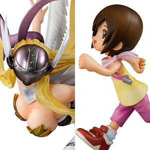 【限定販売】G.E.M.シリーズ デジモンアドベンチャー エンジェウーモン＆八神ヒカリ 完成品フィギュア（再販）[メガハウス]