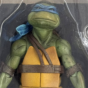 TMNT ティーンエイジ・ミュータント・ニンジャ・タートルズ/ レオナルド 7インチ アクションフィギュア 1990 ムービー ver