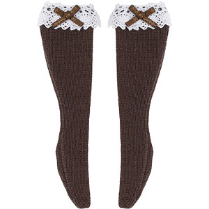 1/6 PNS ロリータハイソックスII ブラウン×ホワイト (ドール用)