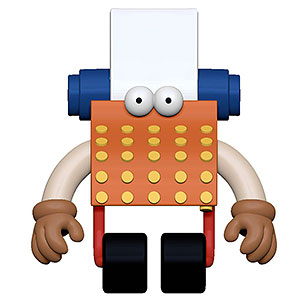 リ・アクション 3.75インチ・アクションフィギュア『セサミストリート』シリーズ6 タイプライター・ガイ