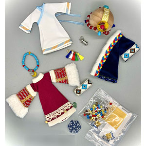 民族衣装シリーズ ドール用着せ替え服 チベット民族：徳徳(とくとく) (ドール用)