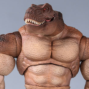 ダイナソー・バトルフィールドシリーズ ティラノサウルス 1/9スケール可動フィギュア AXY-016(ブラウン)
