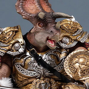 ダイナソー・バトルフィールドシリーズ トリケラトプス AXY-019(旧国王) 1/9スケール 可動フィギュア 豪華版