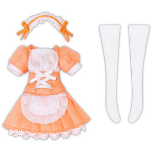 1/12 ピコニーモR TYPE-M用「メイド衣装セット」 オレンジ×ホワイト (ドール用)