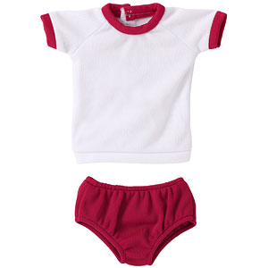 1/3スケール用 45 体操着set エンジ (ドール用)