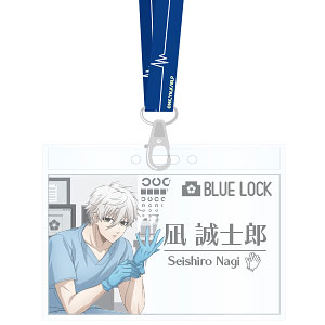 ブルーロック ネックストラップ＆名刺カードセット ブルーロック診療所 (凪誠士郎)