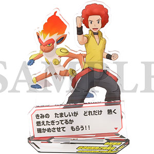 『ポケモンマスターズ EX』 バディーズ セリフアクリルスタンド オーバ＆ゴウカザル