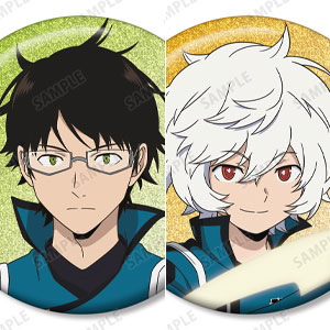 Dr.STONE 描き下ろし 缶バッジ 西園寺羽京(桜)[エムズファクトリー