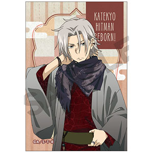 家庭教師ヒットマンREBORN！ アート缶バッジ 六道骸 冬着物 ミニキャラ