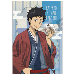 家庭教師ヒットマンREBORN！ アート缶バッジ リボーン＆沢田綱吉 冬