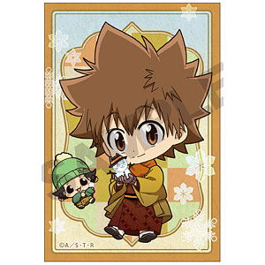 家庭教師ヒットマンREBORN！ アート缶バッジ 六道骸 冬着物 ミニキャラ