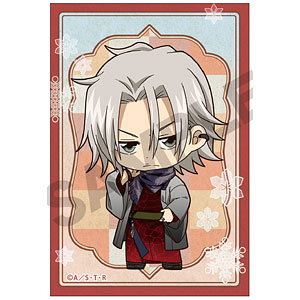 家庭教師ヒットマンREBORN！ アート缶バッジ 六道骸 冬着物 ミニキャラ