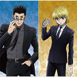 HUNTER×HUNTER 描き下ろし スーツ(戦闘後)ver. A4クリアファイル2枚セット ver.B