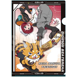 DIGIMON BEATBREAK クリアファイル 咲夜レーナ＆プリスティモン Skater ver.