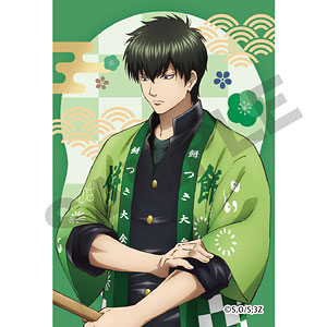 3年Z組銀八先生 アート缶バッジ 高杉晋助 餅つき大会[クラックス