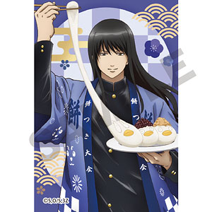 3年Z組銀八先生 アート缶バッジ 高杉晋助 餅つき大会[クラックス