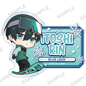 ブルーロック お名前アクリルバッジ スノーボードver. 糸師凛