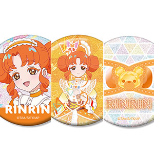 ひみつのアイプリ 二階堂タマキ グリッター缶バッジ3個セット[アルマ
