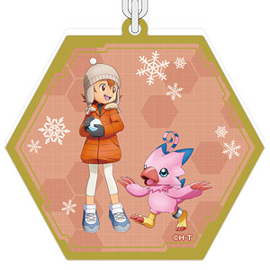 デジモンアドベンチャー ラメアクリルキーホルダー 八神ヒカリ