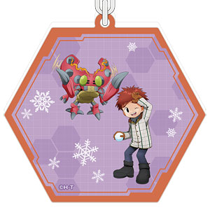 デジモンアドベンチャー ラメアクリルキーホルダー 八神ヒカリ