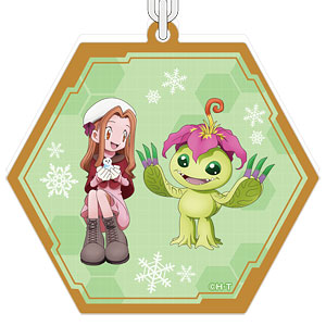 デジモンアドベンチャー ラメアクリルキーホルダー 八神ヒカリ